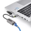 StarTech.com 2.5GbE USB-C–Etherneti adapter USB-A-muunduriga, NBASE-T NIC, USB 3.0 USB-C 2.5/1G mitme kiirusega võrk, Thunderbolti ühilduv, Windows ja Mac