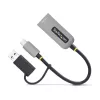 StarTech.com 2.5GbE USB-C–Etherneti adapter USB-A-muunduriga, NBASE-T NIC, USB 3.0 USB-C 2.5/1G mitme kiirusega võrk, Thunderbolti ühilduv, Windows ja Mac