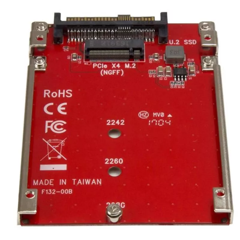 StarTech.com M.2 draivi U.2 (SFF-8639) hostiadapter M.2 PCIe NVMe SSD-dele