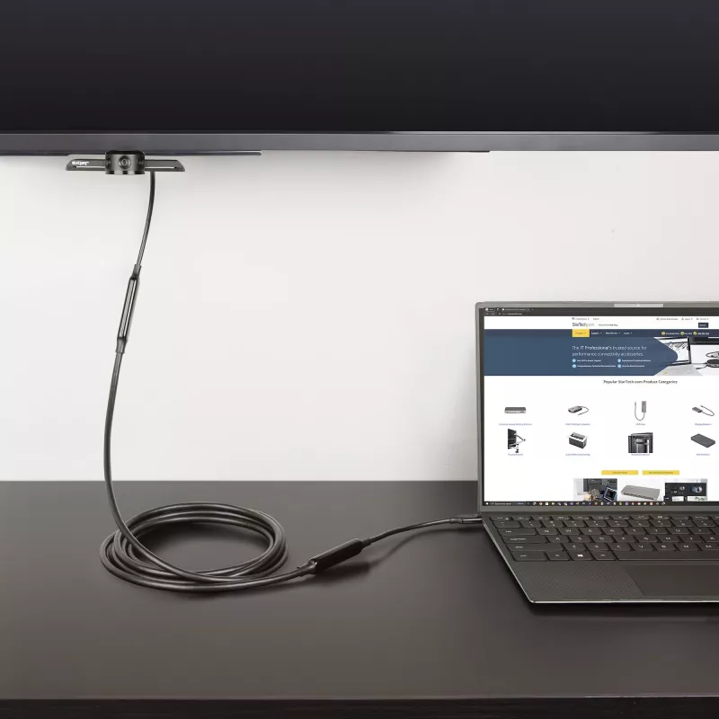 StarTech.com 3m (10 jalga) Aktiivne USB-C kaabel, USB 3.2 Gen 2 10Gbps, pikk USB USB-C andmeedastuskaabel, 60W toiteedastus, 8K 60Hz, DP 1.4 Alt Mode koos HBR3/HDR10/MST/DSC 1.2/HDCP 2.2-ga – USB C-C kaabel