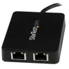 StarTech.com USB-C – kahe Gigabit Etherneti ja USB (tüüp-A) pordiga adapter