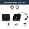 StarTech.com USB-C – kahe Gigabit Etherneti ja USB (tüüp-A) pordiga adapter
