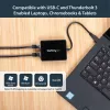 StarTech.com USB-C – kahe Gigabit Etherneti ja USB (tüüp-A) pordiga adapter