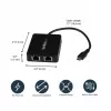 StarTech.com USB-C – kahe Gigabit Etherneti ja USB (tüüp-A) pordiga adapter