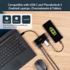 StarTech.com USB-C Etherneti adapter 3-pordilise USB 3.0 jaoturi ja toiteedastusega