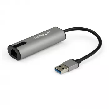 StarTech.com 2,5GbE USB A - Etherneti adapter - NBASE-T NIC - USB 3.0 tüüp A 2,5 GbE /1 GbE mitmekiiruseline gigabitvõrk - USB 3.1 sülearvuti - RJ45/LAN - Lenovo X1 Carbon, HP EliteBook/ ZBook