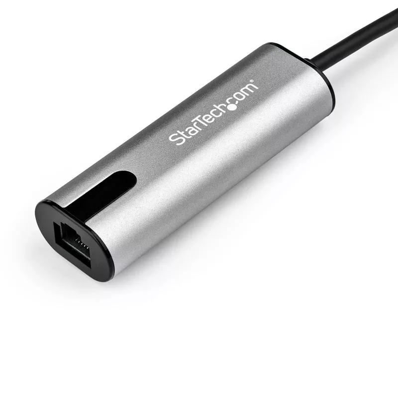 StarTech.com 2,5 GbE USB-C Etherneti adapter, NBASE-T võrguliides - USB 3.0 USB-C 2,5/1 Gigabit/100 Mbps mitme kiirusega võrk / USB 3.1 sülearvuti RJ45/LAN Thunderbolt 3 ühilduv / MacBook Pro Surface