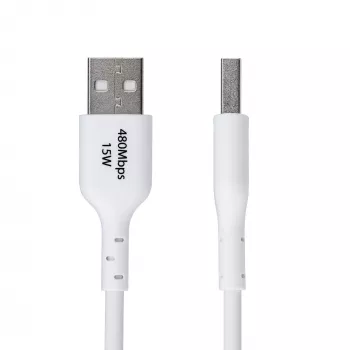 StarTech.com 2 m USB-A – USB-C laadimiskaabel, laadimine ja sünkroonimine, 3 A, USB 2.0, TPE-kate – valge USB-laadimisjuhe