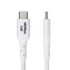 StarTech.com 2 m USB-A – USB-C laadimiskaabel, laadimine ja sünkroonimine, 3 A, USB 2.0, TPE-kate – valge USB-laadimisjuhe