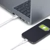 StarTech.com 2 m USB-A – USB-C laadimiskaabel, laadimine ja sünkroonimine, 3 A, USB 2.0, TPE-kate – valge USB-laadimisjuhe