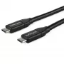 StarTech.com USB-C to USB-C kaabel w/ 5A PD - M/M - 1 m (3 ft.) - USB 2.0 - USB-IF Certified