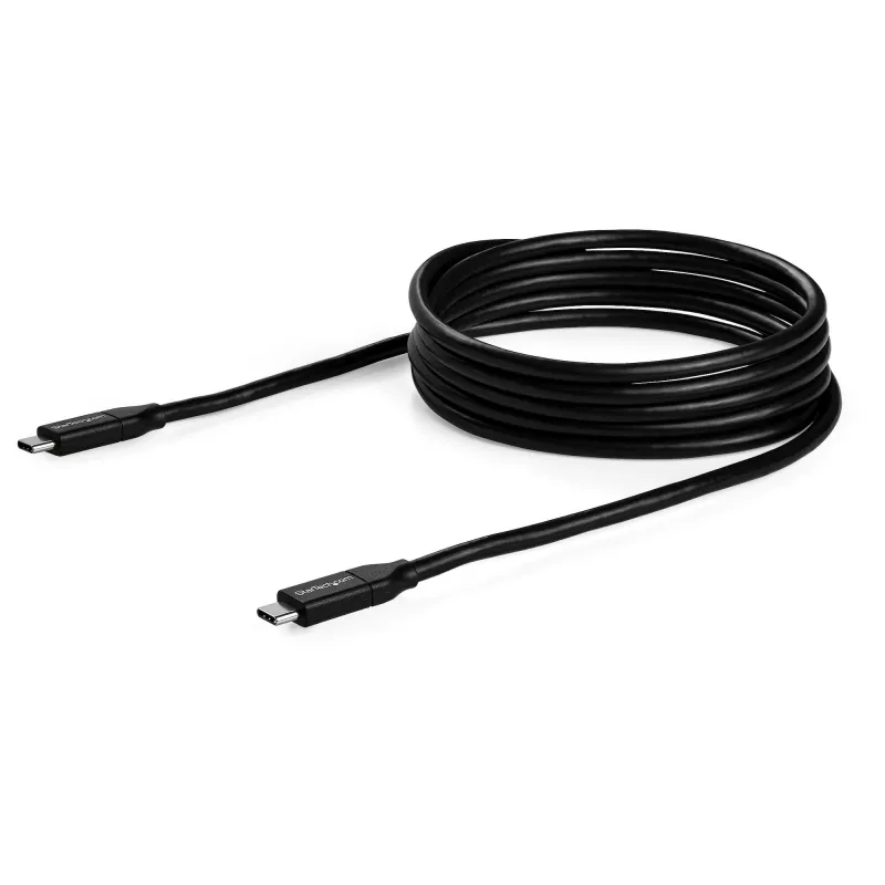 StarTech.com USB-C–USB-C kaabel, 5A PD – isane/isane – 2 m – USB 2.0 – USB-IF sertifitseeritud