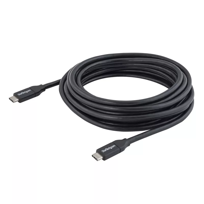 StarTech.com USB-C kaabel koos Power Delivery (5A) – M/M – 4 m (13 jalga) – USB 2.0 – USB-IF sertifitseeritud
