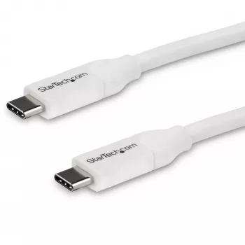 StarTech.com USB-C to USB-C kaabel 5A PD-ga - M/M - Valge - 4 m (13 jalga) - USB 2.0 - USB-IF sertifikaadiga