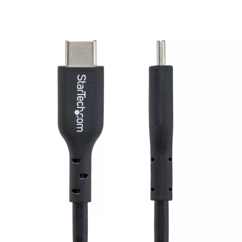 StarTech.com 2m (6ft) USB C laadimiskaabel, USB-C kaabel, USB 2.0 USB-C sülearvuti laadimisjuhe, 60W 3A Power Delivery, TPE kest, USB-C andmeedastuskaabel, M/M
