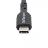 StarTech.com 2m (6ft) USB C laadimiskaabel, USB-C kaabel, USB 2.0 USB-C sülearvuti laadimisjuhe, 60W 3A Power Delivery, TPE kest, USB-C andmeedastuskaabel, M/M