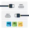 StarTech.com USB-C-USB-C-kaabel – M/M – 3 m (10 jalga) – USB 2.0