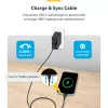 StarTech.com 3m (9.8ft) USB-C laadimiskaabel, USB C kaabel, USB 2.0 USB-C sülearvuti laadimisjuhe, 60W 3A toiteedastus, TPE ümbris, USB-C andmeedastuskaabel, M/M