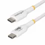 StarTech.com 2 m valge USB-C laadimiskaabel, USB-IF sertifitseeritud USB C kaabel, 240 W PD EPR, USB 2.0 USB-C sülearvuti laadimisjuhe, USB-C andmeedastuskaabel, TPE ümbris