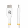 StarTech.com 2 m valge USB-C laadimiskaabel, USB-IF sertifitseeritud USB C kaabel, 240 W PD EPR, USB 2.0 USB-C sülearvuti laadimisjuhe, USB-C andmeedastuskaabel, TPE ümbris