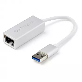 StarTech.com USB 3.0 gigabitine võrguadapter - hõbedane, juhtmega, USB, Ethernet, 2000 Mbit/s, hõbedane