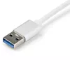 StarTech.com USB 3.0 gigabitine võrguadapter - hõbedane, juhtmega, USB, Ethernet, 2000 Mbit/s, hõbedane