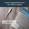 StarTech.com USB 3.0 gigabitine võrguadapter - hõbedane, juhtmega, USB, Ethernet, 2000 Mbit/s, hõbedane