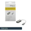 StarTech.com USB 3.0 gigabitine võrguadapter - hõbedane, juhtmega, USB, Ethernet, 2000 Mbit/s, hõbedane