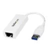 StarTech.com USB 3.0 Gigabit Ethernet võrguadapter, 10/100/1000 Mbit/s, USB-RJ45, USB 3.0 LAN-adapter, USB 3.0 Etherneti adapter (GbE), TAA nõuetele vastav