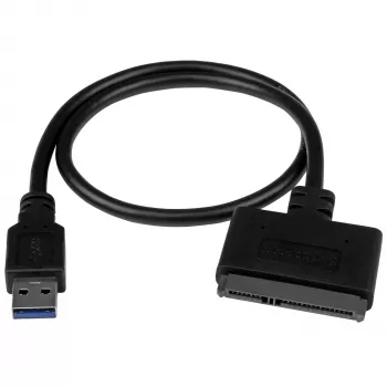 StarTech.com USB 3.1 to 2.5 inch SATA Hard Drive Adapter - USB 3.1 Gen 2 10Gbps with UASP External HDD/SSD Storage Converter