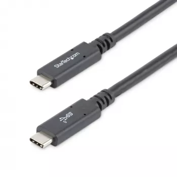 StarTech.com 1,8 m USB-C–USB-C kaabel – 5 A, 100 W PD 3.0 – sertifitseeritud Chromebookiga töötamiseks – USB-IF sertifitseeritud – M/M – USB 3.0 5 Gbit/s – USB-C laadimiskaabel – USB-C tüüpi kaabel