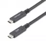 StarTech.com 1,8 m USB-C–USB-C kaabel – 5 A, 100 W PD 3.0 – sertifitseeritud Chromebookiga töötamiseks – USB-IF sertifitseeritud – M/M – USB 3.0 5 Gbit/s – USB-C laadimiskaabel – USB-C tüüpi kaabel