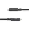 StarTech.com 1,8 m USB-C–USB-C kaabel – 5 A, 100 W PD 3.0 – sertifitseeritud Chromebookiga töötamiseks – USB-IF sertifitseeritud – M/M – USB 3.0 5 Gbit/s – USB-C laadimiskaabel – USB-C tüüpi kaabel