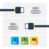 StarTech.com USB-C – USB-C kaabel – M/M – 1 m (3 jalga) – USB 3.0 (5 Gbps)