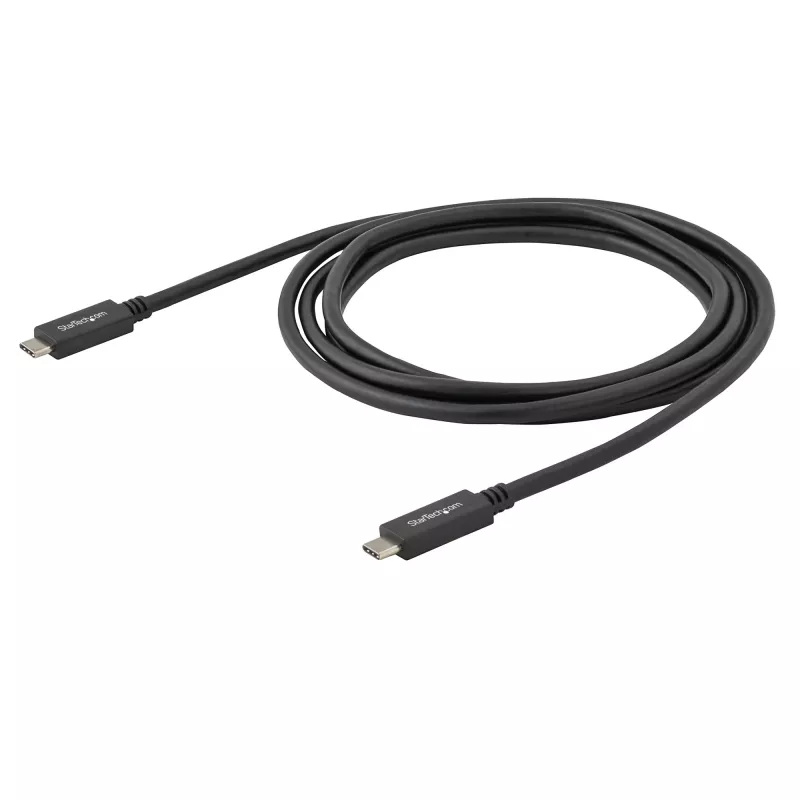 StarTech.com USB-C kaabel toitetoega (3A) - M/M - 2 m (6 jalga) - USB 3.0 - USB-IF sertifikaadiga