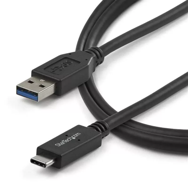 StarTech.com 3 ft. (1 m) USB–USB-C-kaabel – M/M, 1 m, USB A, USB C, USB 3.2 Gen 2 (3.1 Gen 2), 10 Gbit/s, must