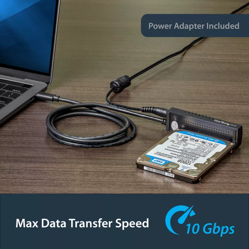 StarTech.com USB 3.1 (10Gbps) adapterkaabel 2,5”/3,5” SATA-draividele – USB-C