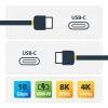 StarTech.com USB-C-kaabel toiteedastusega (5A) - M/M - 1 m (3 jalga) - USB 3.1 (10Gbps) - USB-IF sertifitseeritud