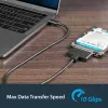 StarTech.com USB 3.1 (10Gbps) adapterkaabel 2,5” SATA-ketastele – USB-C