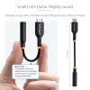 StarTech.com 12,7 cm USB-C–3,5 mm TRRS-peakomplekti/kõrvaklappide pesa heliadapter, USB-C-tüüpi abidongel, 32-bitine DAC, toetab USB-C/Thunderbolti, sülearvuti/telefon/tahvelarvuti