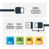 StarTech.com 3 jala (1 m) USB-C kaabel koos USB-A adapteri dongliga – hübriidne 2-ühes USB-C-kaabel USB-A-ga – USB-C kuni USB-C (10 Gbps/100 W PD), USB-A kuni USB-C (5 Gbps) – ideaalne hübriiddokkimisjaama jaoks
