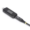 StarTech.com USB-C toitetester, digitaalne multimeeter, kahesuunaline pinge- ja voolumõõtur, kuni 240 W PD EPR, kaasaskantav USB-C kaabli ja pordi toitemõõturi tester