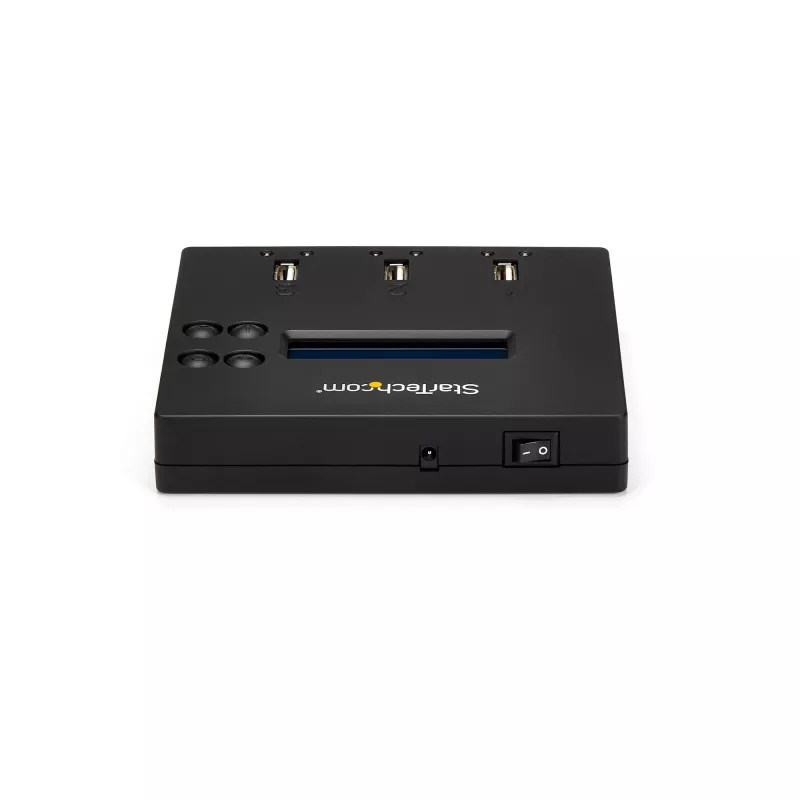 StarTech.com Eraldiseisev 1 kuni 2 USB-mälupulga duplikaator ja kustutaja, mitme USB-mälupulga kopeerija, süsteemi- ja faili- ning kogu ketta kopeerimine kiirusel 1,5 GB/min, ühe- ja 3-käiguline kustutamine, LCD Ekraan - TAA