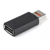 StarTech.com Secure Charging USB Data Blocker Adapter – isane-emane USB-A ainult laadimise adapter – andmeedastuseta laadimis-/toiteadapter telefonile/tahvlile – andmeid blokeeriv USB kaitseadapter