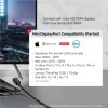 Video kaabli adapter Unitek Mini DisplayPort HDMI-le 2 m, HDMI 1.4, 4K@30Hz, HDCP 2.0, kullatud kontaktid, must