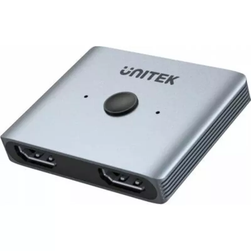 HDMI-lüliti Unitek V1163A 2x1 8K 60Hz — 2 sisendit 1 väljundisse