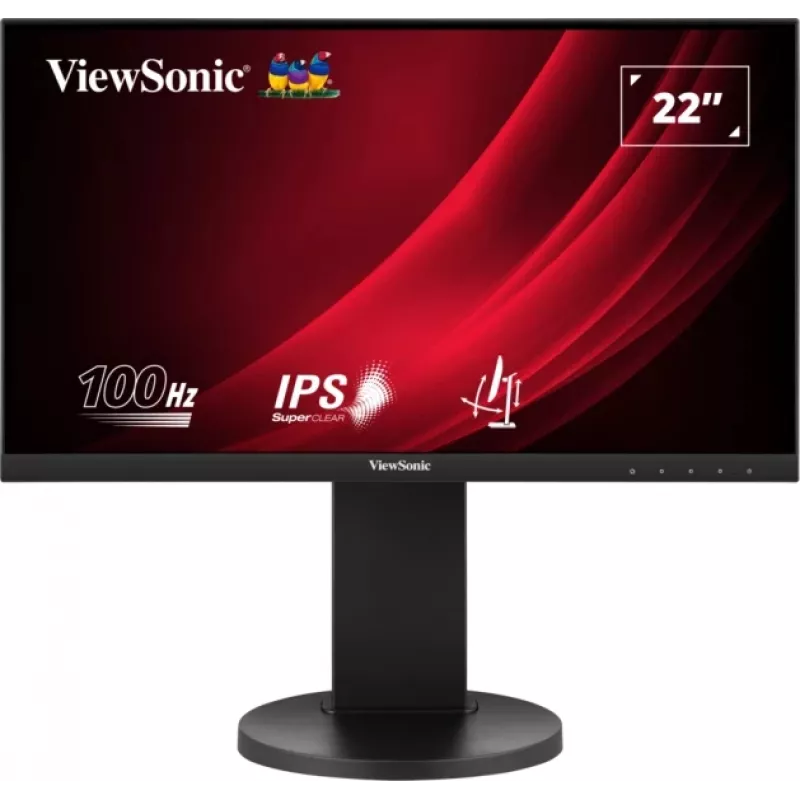 Viewsonic VG Series VG2208A-HD arvutimonitor 55,9 cm (22 tolli) 1920 x 1080 pikslit Full HD LED must