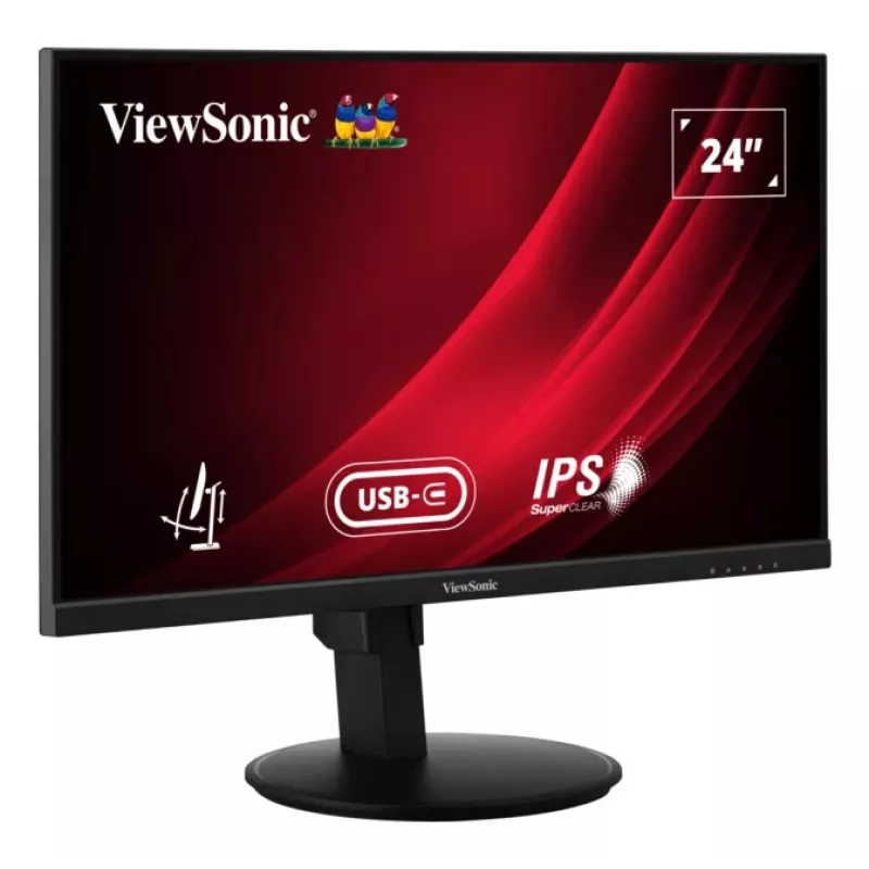 Viewsonic VG Series VG2409-MHDU-2 arvutimonitor 60,5 cm (23,8 tolli) 1920 x 1080 pikslit Full HD LED must