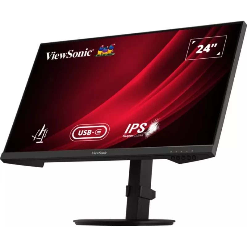 Viewsonic VG Series VG2409-MHDU-2 arvutimonitor 60,5 cm (23,8 tolli) 1920 x 1080 pikslit Full HD LED must