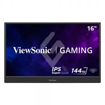 Viewsonic VX1654 kaasaskantav teler/monitor Kaasaskantav monitor Must 39,6 cm (15,6 inch) LED 1920 x 1080 pikslit